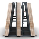 ABACO TRIPLE SIDE FOLDING TRUCK A-FRAME - ATSFTA056 — side view