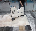 Achilli LM30-VE 230 Volt Multi Speed Floor Grinding and Polishing Machine - in use