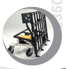 Achilli SC500 LC Tilting Slab Transport Cart. 77 x 48 Table. 1102 lb Weight Capacity - additional vi