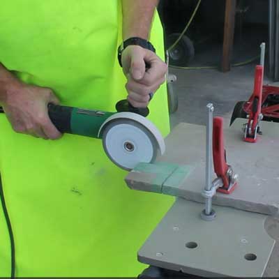 Alpha HardscapePro Q Turbo Rim Dry Cutting Blade for Hardscape - close-up detail