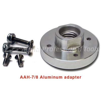 Alpha Professional Tools Quad W Adapter Aluminum 5/8-11 for Grinders - in use