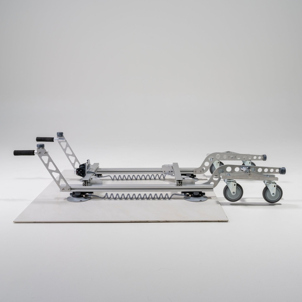 Omni Cubed Ergo Grip Large Format Tile Tool  Complete Tile Handling System - side view