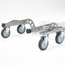 Omni Cubed Ergo Grip Wheel Kit  Rolling Floor Tile Installation Wheels - side view
