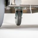 Omni Cubed EZ Glide Glass Dolly  750 lb Precision Glass Transport Dolly - close-up detail