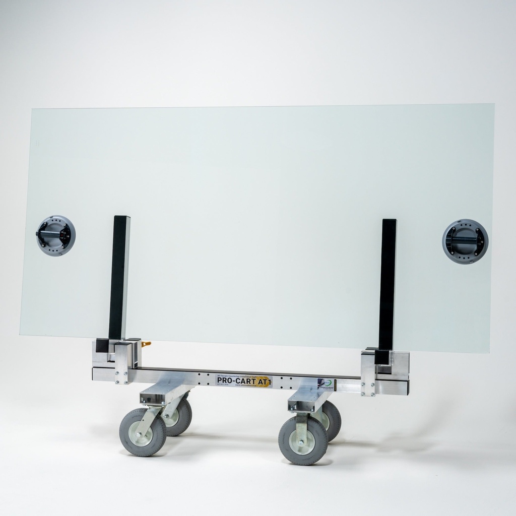 Omni Cubed Pro-Cart Multi-Top Accessory  Multiple Slab Transport Uprights - side view