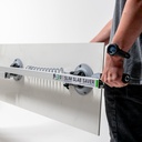 Omni Cubed S3 Slim Slab Saver 1-Rail  Thin Material Reinforcement System - side view