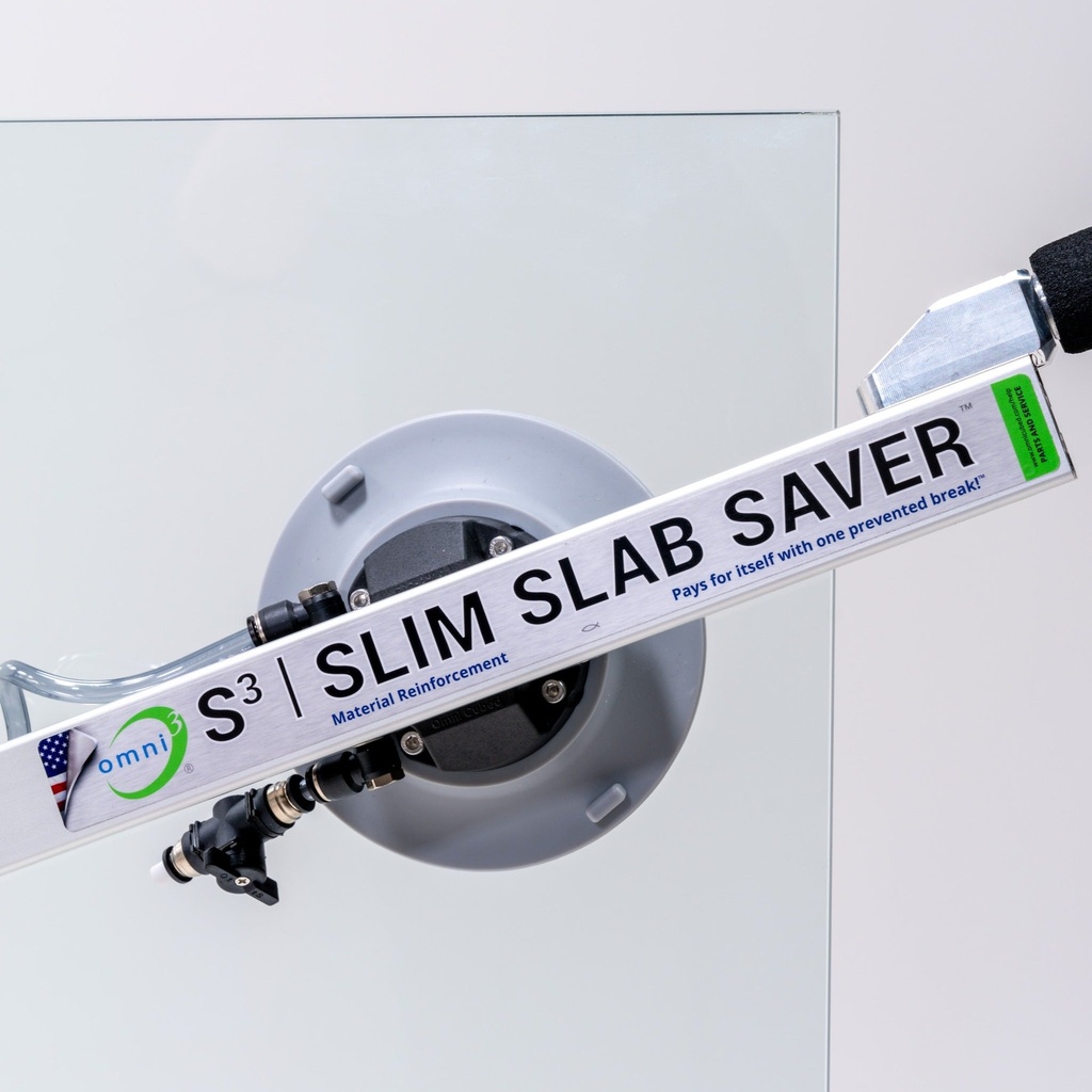 Omni Cubed S3 Slim Slab Saver 1-Rail  Thin Material Reinforcement System - close-up detail