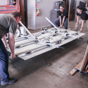 Omni Cubed S3 Slim Slab Saver 3-Rail  Thin Material Reinforcement System - in use