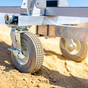 Omni Cubed Terra Trek Glass Cart  750 lb All-Terrain Glass Transport Cart - close-up detail