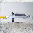 Omni Cubed Vertical Lifting Handle  Foam Grip Rail Handle for Panel Installation - side view