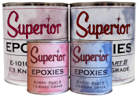 Superior E-1000 Flowing Epoxy � product label