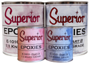 Superior E-1000 Flowing Epoxy � product label