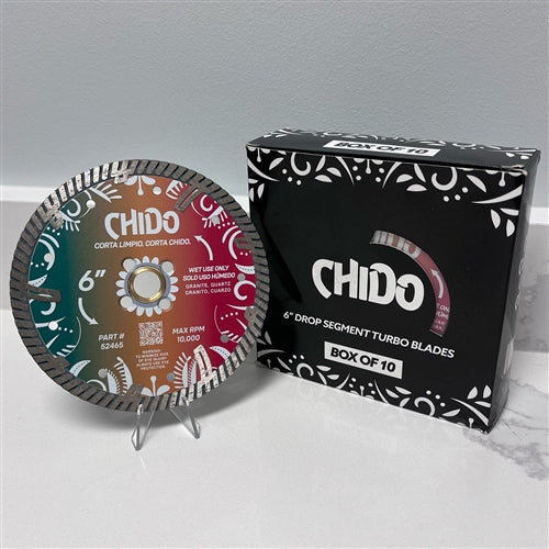 Tenax Chido Drop Segment Turbo Blade - side view