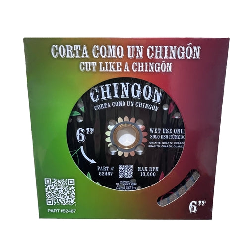 Tenax Chingon Premium Side Diamond Turbo Blade - detail view