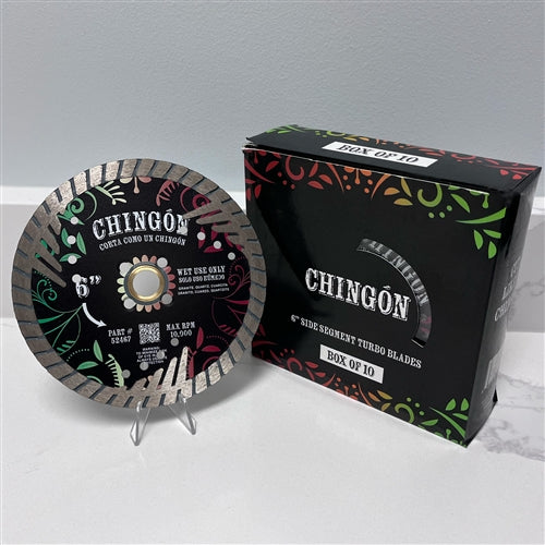 Tenax Chingon Premium Side Diamond Turbo Blade - side view