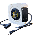 Tenax TuffReel Volt 50 FT Retractable Electric Cord Reel for Stone Fabrication Shops - side view