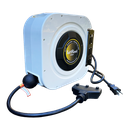 Tenax TuffReel Volt 50 FT Retractable Electric Cord Reel for Stone Fabrication Shops - close-up deta