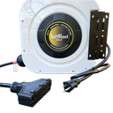 Tenax TuffReel Volt 50 FT Retractable Electric Cord Reel for Stone Fabrication Shops - packaging