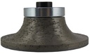 Weha OMA B Demi Bullnose Continuous Rim Diamond Router Bit for Granite Countertops - in use