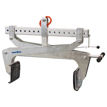 Weha Slab Grab Jumbo 2 R 1500 Scissor Lifter 3300 lb Capacity. 20-39 width capacity for Granite, mar