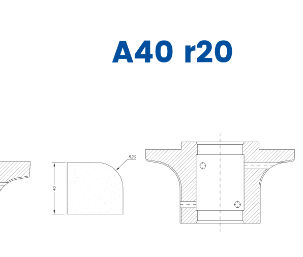 Profile A40 r20 - Line 60