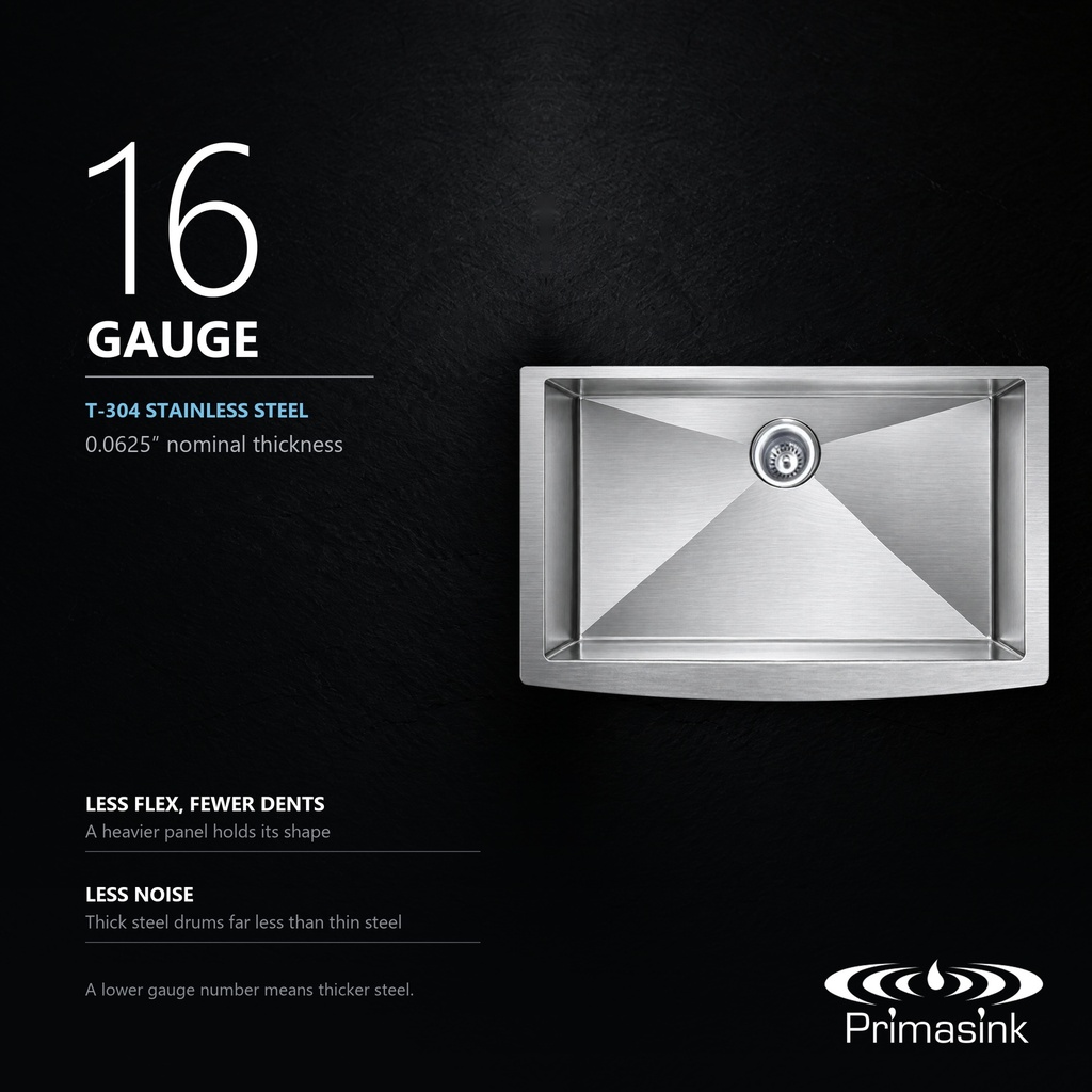 APR-3118-9 gauge - T-304 stainless steel