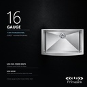APR-3118-9 gauge - T-304 stainless steel