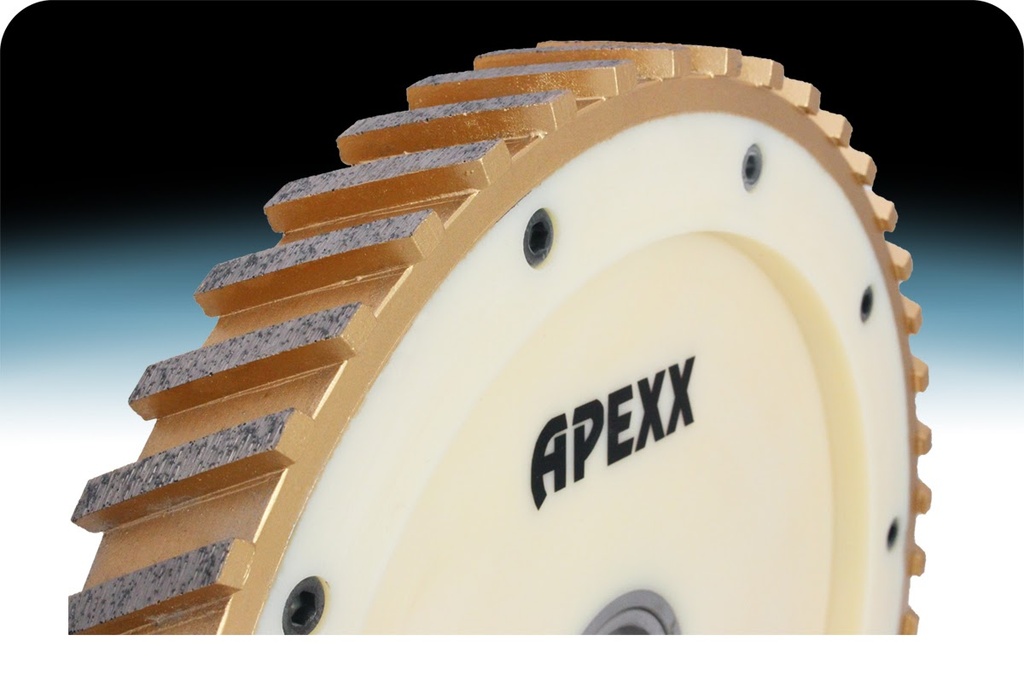 APEXX Brazed Diamond Fluting Wheels - Image 2