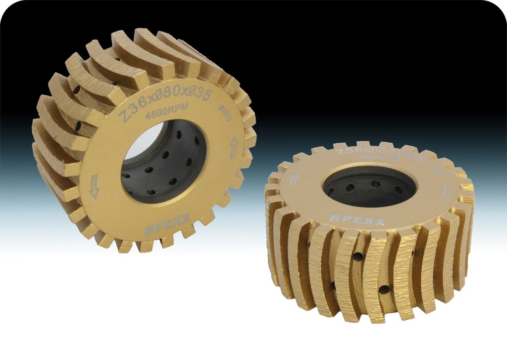 APEXX Brazed Diamond Fluting Wheels - Image 5