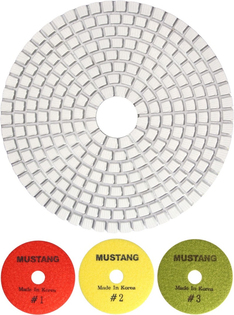 MUSTANG® 3-Step Polishing Pads - Image 1