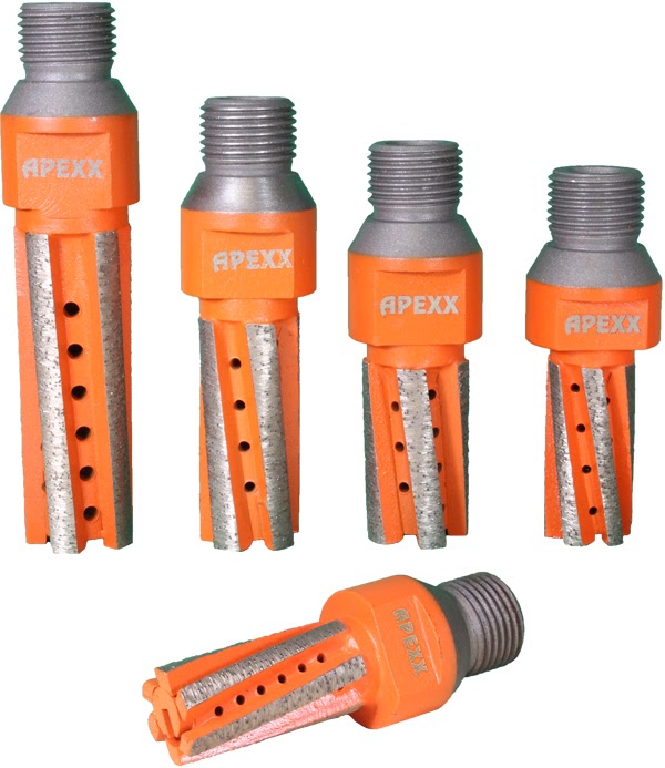 APEXX Orange High-Speed CNC Finger Bits - Image 1