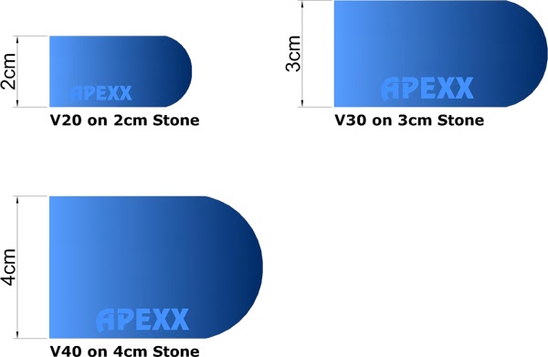 APEXX Shape V Brass-Core Router Bits - Image 2