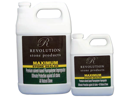 [70465] Revolution MAXIMUM Stone Sealer - Premium Solvent-Based Fluoropolymer Impregnator (1 Gallon)