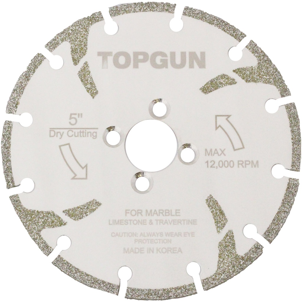 [20802-01003] TOPGUN Electroplated Marble Blade (5")