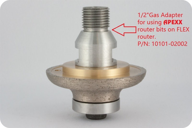 APEXX Router Bit Adapter M10-7/8"