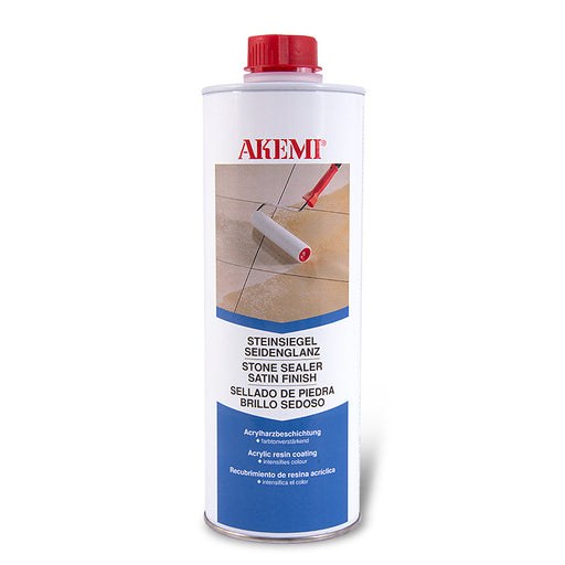 Akemi Stone Sealer Satin Finish — Acrylic Topical Sealer for Natural Stone