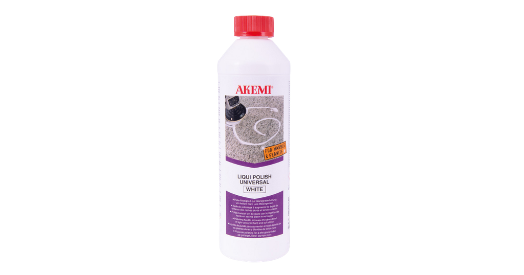 Akemi Liqui Polish Universal 650 g — Creamy Polishing Compound for Hard & Soft Stone
