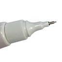 SKM White Metal-Tip Paint Marker — Permanent Slab Marking for Granite, Marble & Natural Stone (33901)