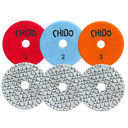 Chido 4" 3 Step Polishing Pads