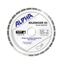 Alpha Silencer III Hard Granite Bridge Saw Blade