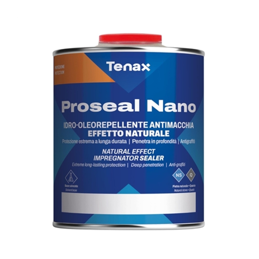 [1MTPROSEALN250] Tenax Proseal Nano — Solvent-Based Nano Impregnating Sealer for Quartzite & Natural Stone (250 mL)