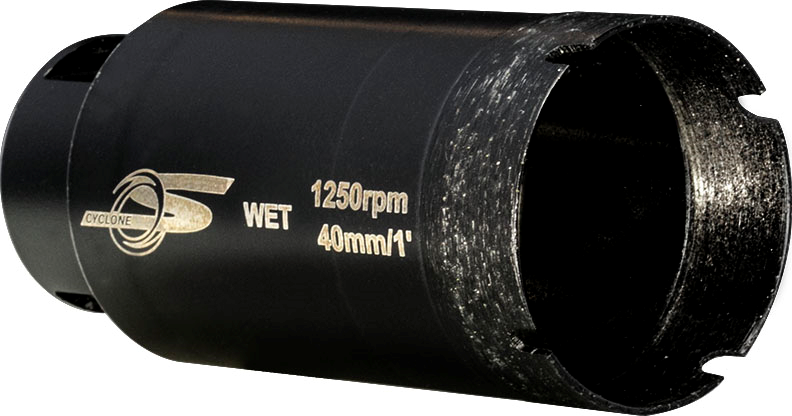 1 1/2" Cyclone S Thin Wall Core Bit 5/8-11 Thread