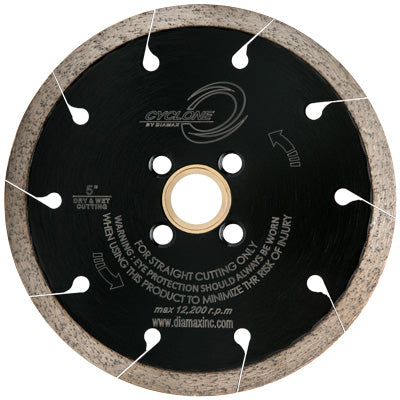 Cyclone Continuous Rim Slot Blade