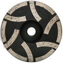 4" Cyclone Flat Resin Cup Wheel No Water Channel