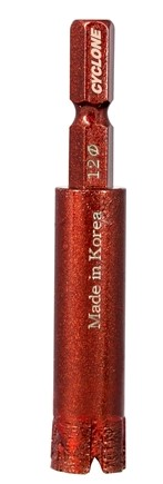 [TDBC316] Cyclone Tile Dry/Wet Non-Core Drill Bit w/ Hex Chuck (3/16")