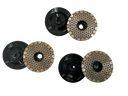 4" Cyclone Flat Resin HEX Cup Wheel