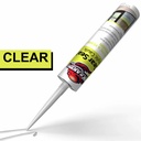 Kraken Bond Clear Seal Acrylic Caulk — Extrudes White, Dries Crystal Clear (10.5 fl oz)