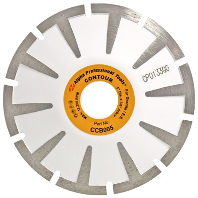 [CCB004] Alpha Contour Blade for Granite/Engineered Stone (4")