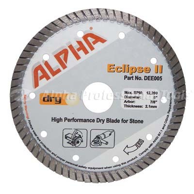 [DEE478] Alpha Eclipse II High Performance Dry Blade for Stone (4")