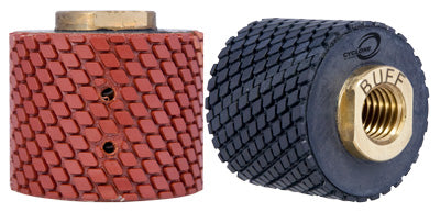 [ROD3BB] 3" Oscillating Head Drum Wheel - Buff (Black)